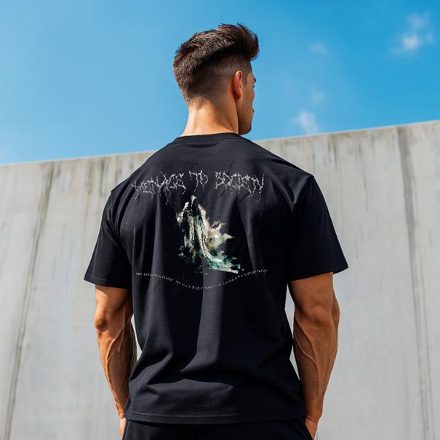 Menace to Society T-Shirt for Men - Motivational Fitness Shirt, Bodybuilding & Weightlifting Gym Tee, Exercise Gift