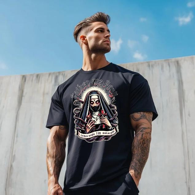 Father We Pray T-Shirt for Men - Motivational Fitness Shirt, Bodybuilding & Weightlifting Gym Tee, Exercise Gift