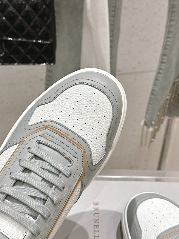Brunello Cucinelli Men’s Luxury Comfortable Top Sneakers