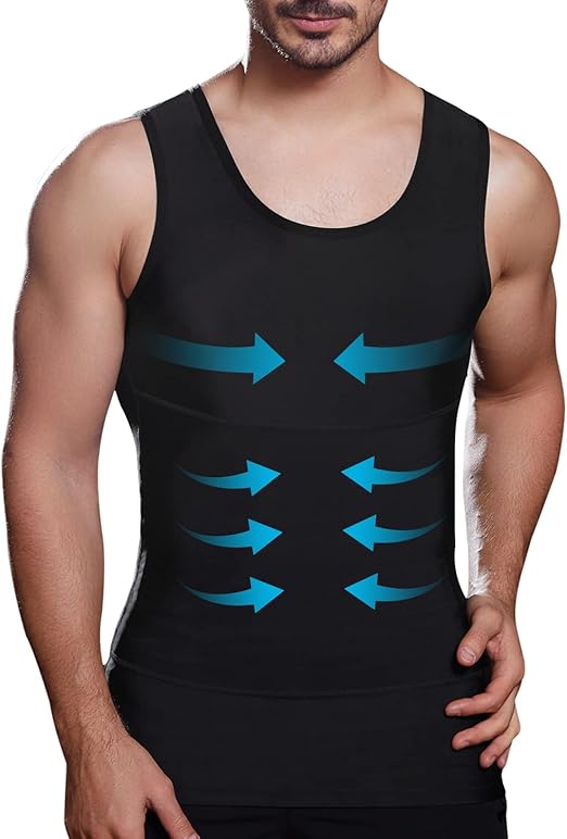 Men’s Instantly Slimming Vest – Shape Chest & Tummy