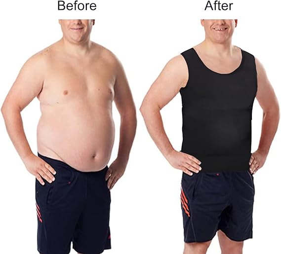 Men’s Instantly Slimming Vest – Shape Chest & Tummy