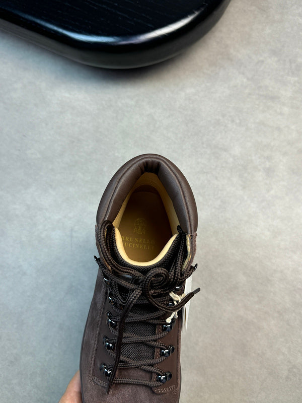 Brunello Cucinelli Premium Suede Leather Luxury Boots