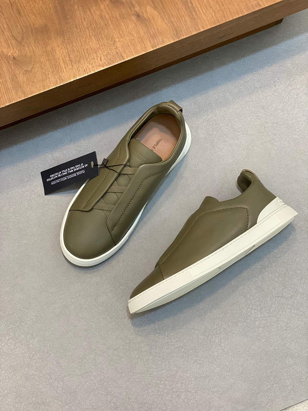 Comfortable Olive Green Everyday Sneakers