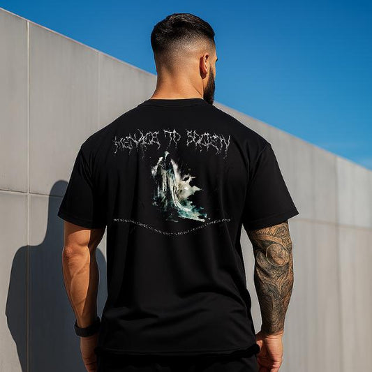 Menace to Society T-Shirt for Men - Motivational Fitness Shirt, Bodybuilding & Weightlifting Gym Tee, Exercise Gift
