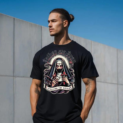 Father We Pray T-Shirt for Men - Motivational Fitness Shirt, Bodybuilding & Weightlifting Gym Tee, Exercise Gift