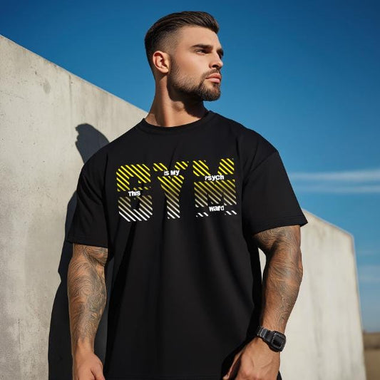 My Psych Ward T-Shirt for Men - Motivational Fitness Shirt, Bodybuilding & Weightlifting Gym Tee, Exercise Gift