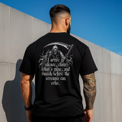 Reaper T-Shirt for Men - Motivational Fitness Shirt, Bodybuilding & Weightlifting Gym Tee, Exercise Gift